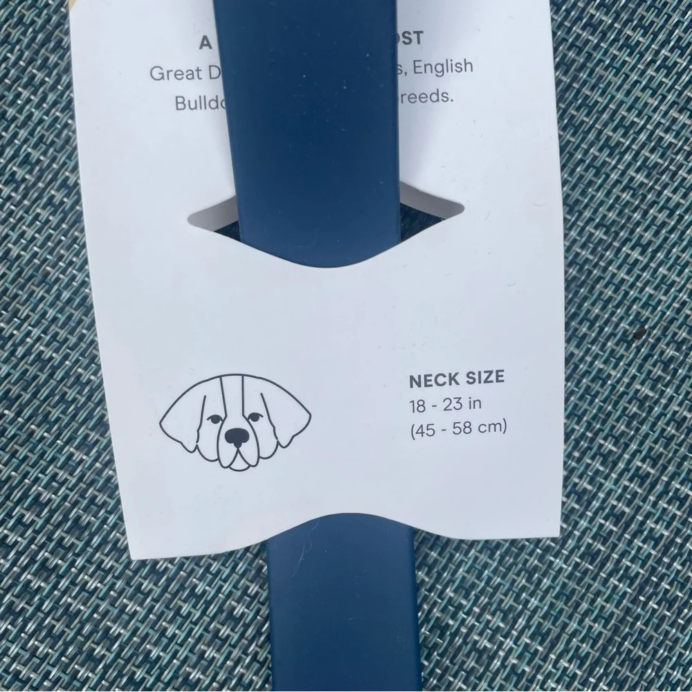 Wild One Dog Collar-Navy blue XL Brand new